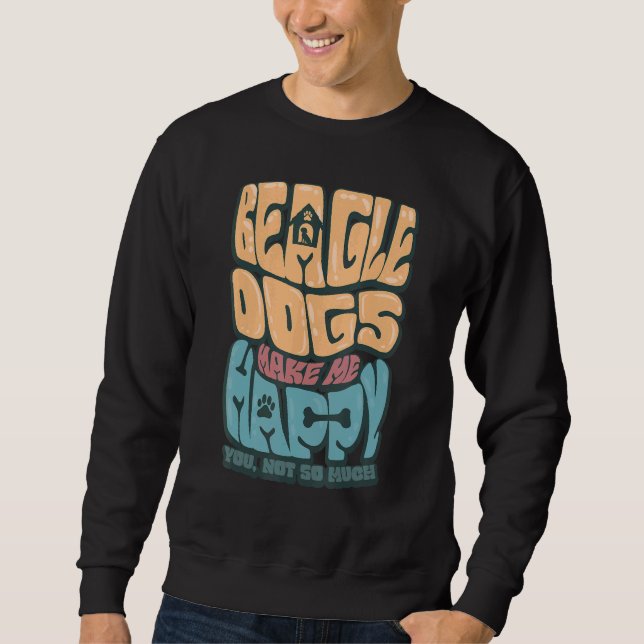 Sudadera Happy Beagle Dog Owner (Anverso)