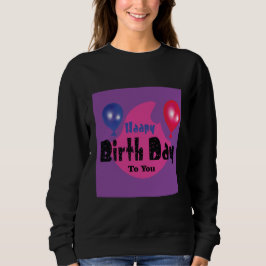 Sudadera Happy Birthday – Colorful Celebration Party Design