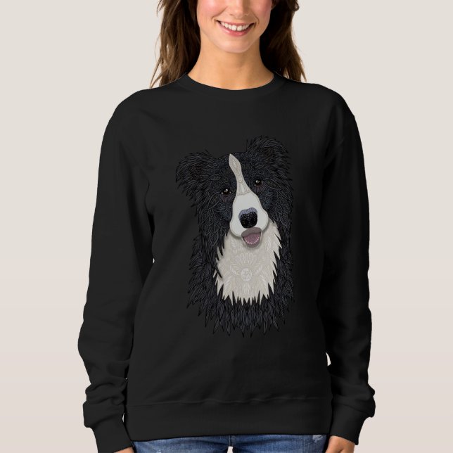 Sudadera Happy Border Collie by Love Passion  idea (Anverso)