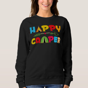 Sudadera Happy Camper Camper Camper Actividad al aire libre