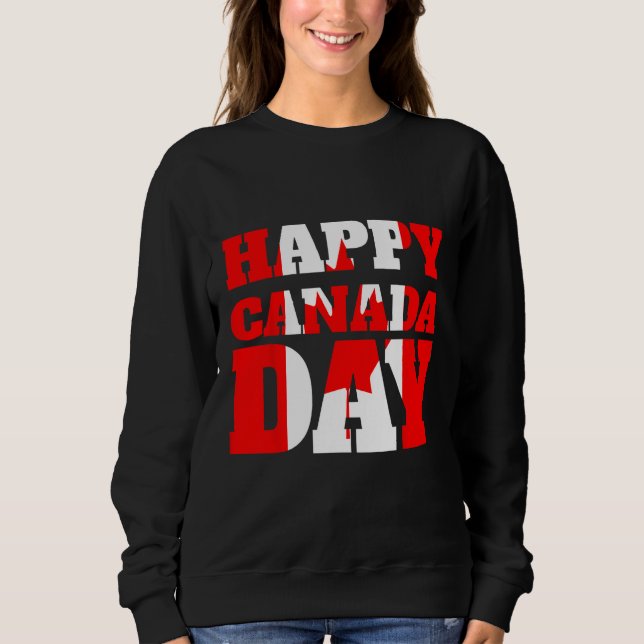 Sudadera Happy Canada Day Pride Ottawa Canada Est. 1867 Sou (Anverso)
