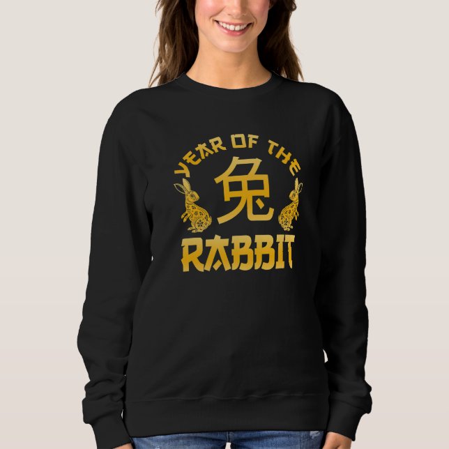 Sudadera Happy Chinese New Year 2023 Year of the Rabbit Zod (Anverso)