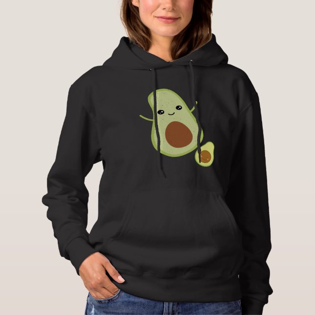 Sudadera Happy Dancing Adult and Baby Avocado (Anverso)