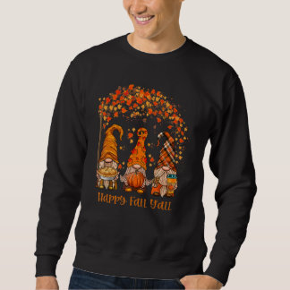 Sudadera Happy Fall Y'all Gnome Autumn Gnomes Pumpkin Spice