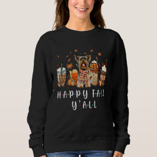 Sudadera Happy Fall Y'all Yorkshire Terrier Dog Coffmp