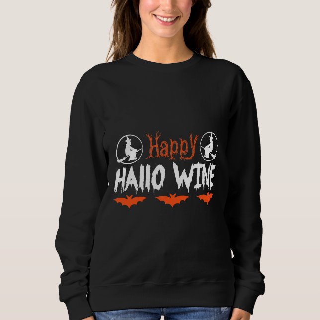 Sudadera Happy Hallo Wine (Anverso)