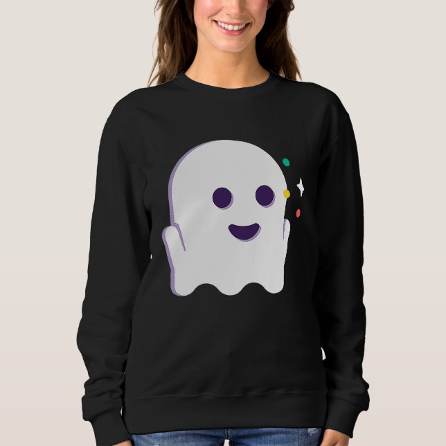 Sudadera Happy Halloween Ghost (Anverso)