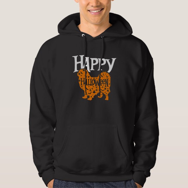 Sudadera Happy Halloween Tibetan Mastiff (Anverso)