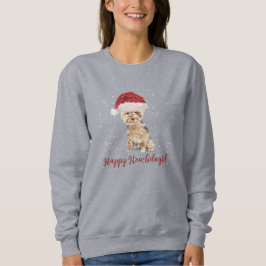 Sudadera Happy Howlidays Yorkshire Terrier