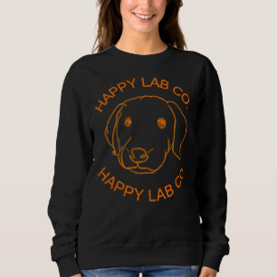 Sudadera Happy Lab Naranja Lab Puppy Eyes Labrador Labrador