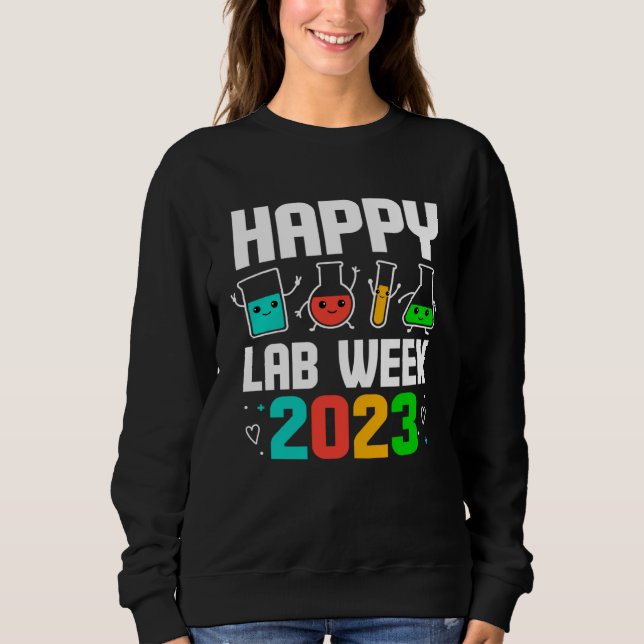 Sudadera Happy Lab Week 2023 Medical Laboratory Scientist T (Anverso)