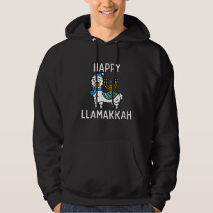 Sudadera Happy Llamakkah Hanukkah Llama Menorah Chanukah Al