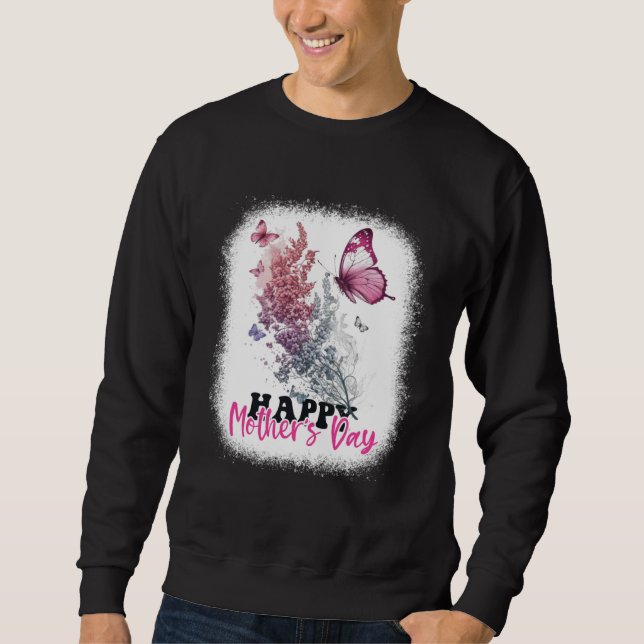 Sudadera Happy Mother s Day 2023 Mothers Day Butterfly Mom  (Anverso)