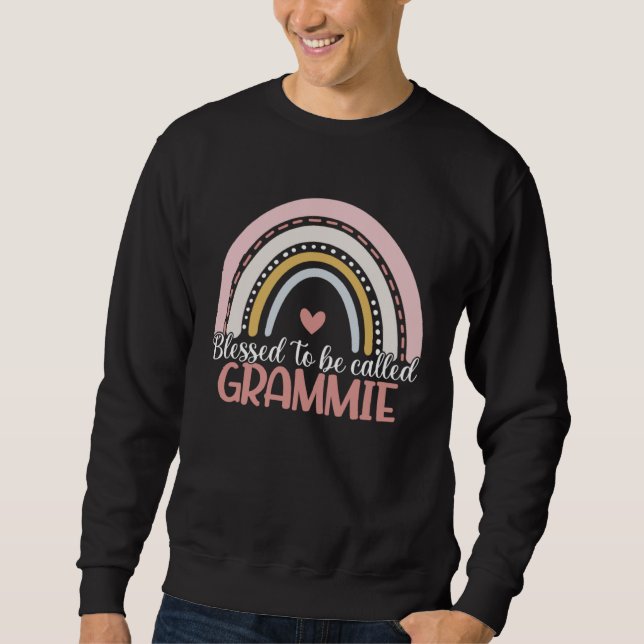 Sudadera Happy Mother s Day Blessed To Be Called Grammie Ra (Anverso)