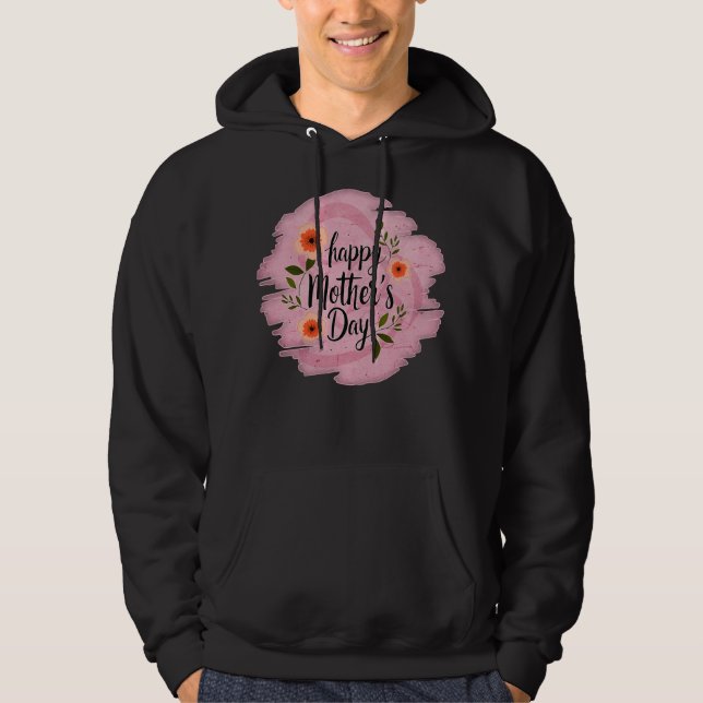 Sudadera Happy Mother’s Day – Soft Floral Typography (Anverso)