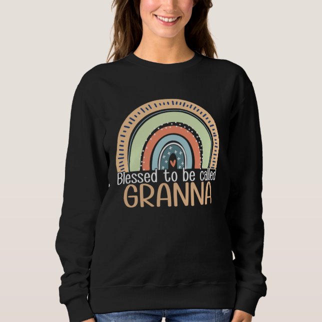 Sudadera Happy Mothers Day Women Blessed To Be Called Grann (Anverso)