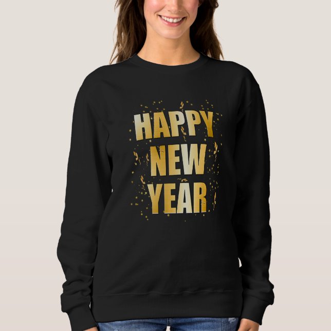 Sudadera Happy New Year NYE Party   New Years Eve Confetti (Anverso)