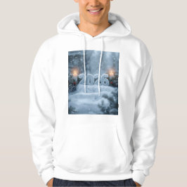 Sudadera happy new year winter scene hoodie