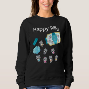 Sudadera Happy Pills Raccoon Cute