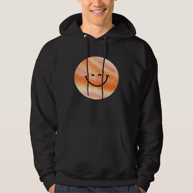 Sudadera Happy Pluto Planet  Cute  Astronomy (Anverso)