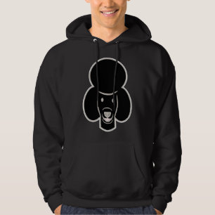 Sudadera Happy Poodle Black Poodle Face Silhouette Poodle
