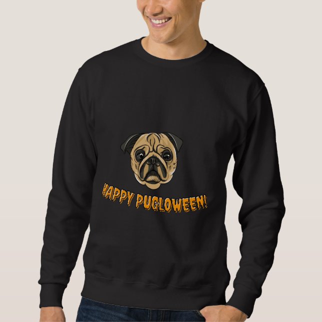 Sudadera Happy Pugloween Classic T-Shirt 242 (Anverso)