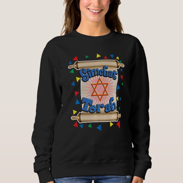 Sudadera Happy Simchat Torah For Men Women Kids Jewish Holi (Anverso)