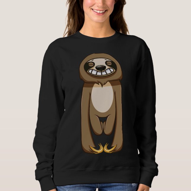 Sudadera Happy Sloth Cute Sloth (Anverso)