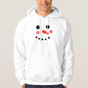 Sudadera Happy Snowman Face Hoodie