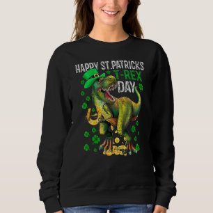 Sudadera Happy St Pat Rex Dinosaur Saint Patrick S Day Boys