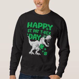 Sudadera Happy St Pat Rex Saint Patrick S Day Dinosaur Boys