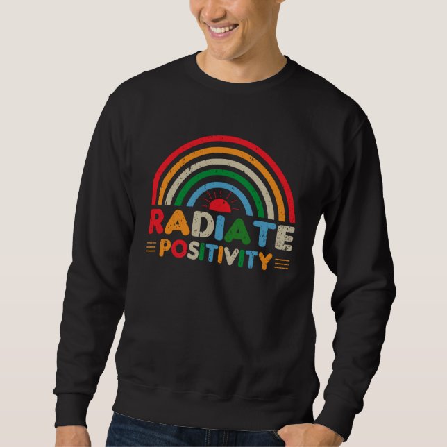 Sudadera happy summer vacation radiate positivity great (Anverso)