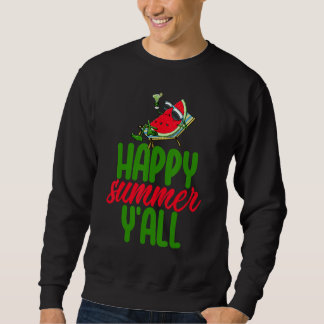 Sudadera Happy Summer Y'all Watermelon  Women Love Melon Fr