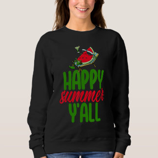 Sudadera Happy Summer Y'all Watermelon  Women Love Melon Fr