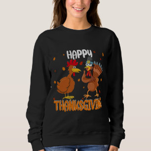 Sudadera Happy Thanksgiving Chicken  