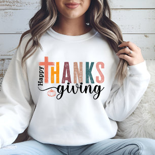Sudadera Happy Thanksgiving   Festive 