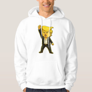 Sudadera Happy Trump Lapel Meme Fight Fight Angry Trump Pop