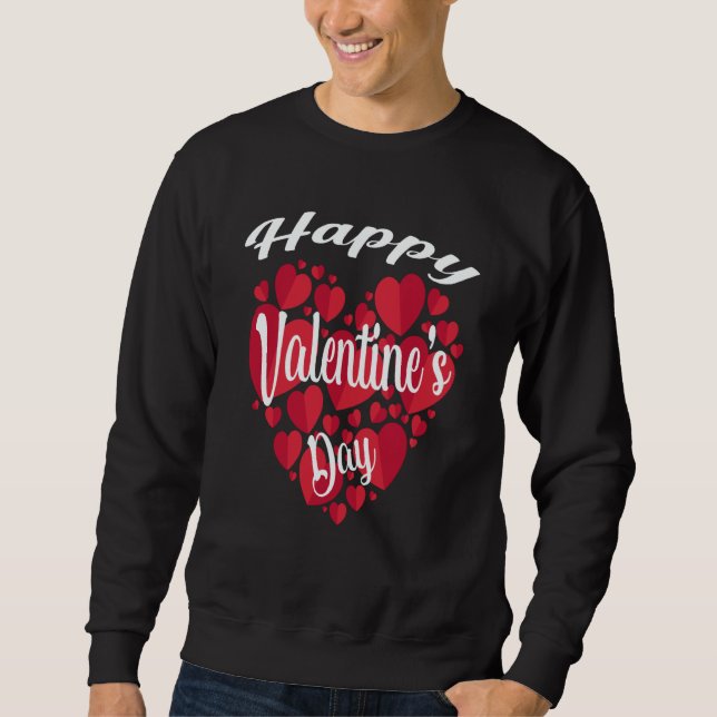 Sudadera Happy Valentines Day 2022 Couples Matching Red Hea (Anverso)