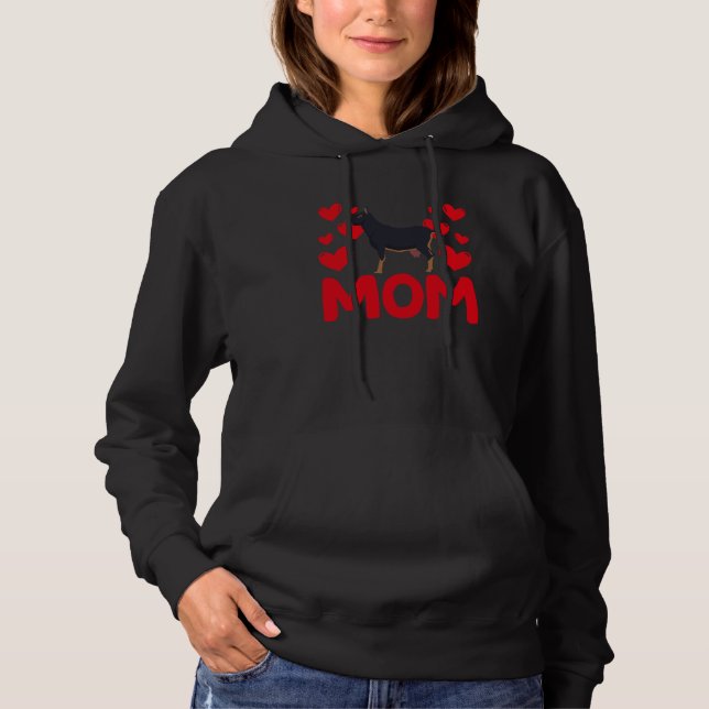 Sudadera Happy Valentine's Day Nigerian Dwarf Goat Mom Moth (Anverso)