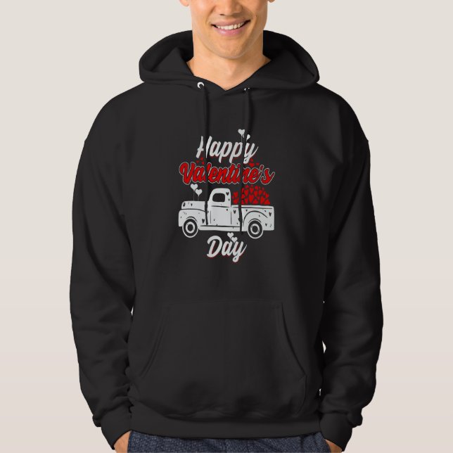 Sudadera Happy Valentine's Day Roses Date Night Flowers Lov (Anverso)