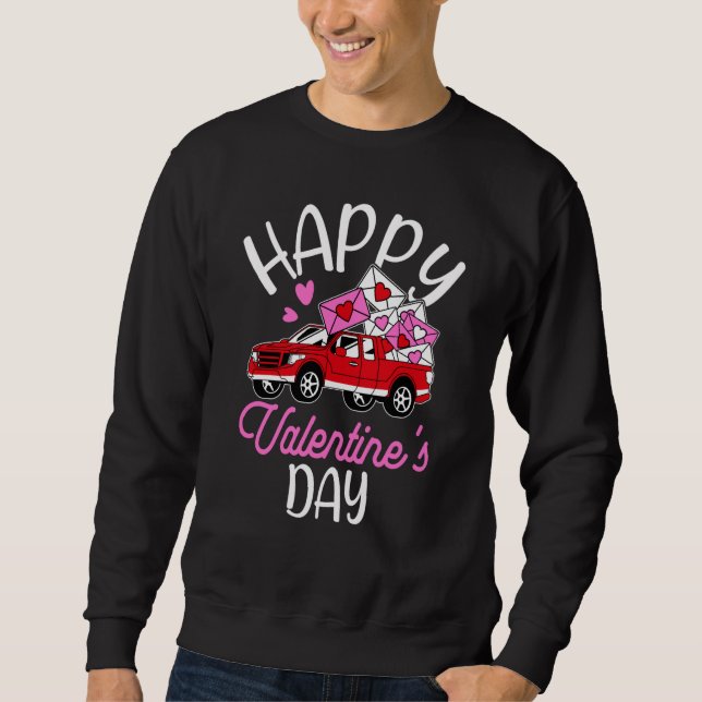 Sudadera Happy Valentine's Day Roses Date Night Flowers Lov (Anverso)