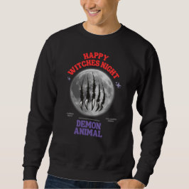 Sudadera happy witches night demon animal