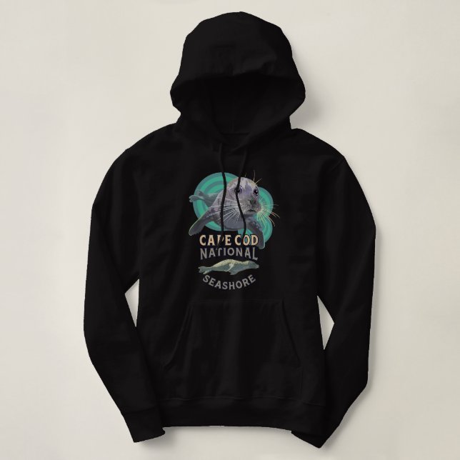 Sudadera Harbor Seal - Cape Cod National Seashore Beach Sou (Diseño del anverso)