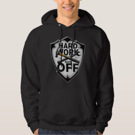 Sudadera Hard Work Pays Off Shield Worker Design