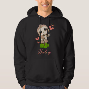 Sudadera Harley Sloth Baby Girl Corazones