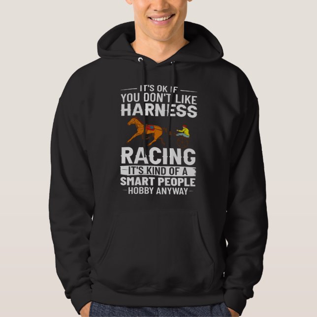 Sudadera Harness Racing Horse Race Track Racer Trotting Hor (Anverso)