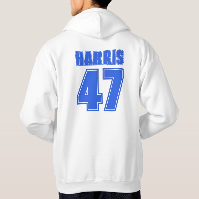 Sudadera Harris 47 Cuando Luchamos Ganamos Delante Y Atrás (Reverso)