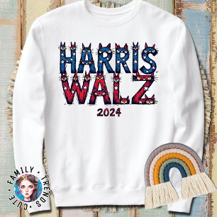 Sudadera Harris Walz 2024 Gatos de perro Waltz Harris