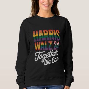 Sudadera Harris Walz 2024 Juntos Podemos Elección LGBTQIA