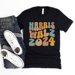 Sudadera Harris Walz 2024 Moda Ondulada Boho